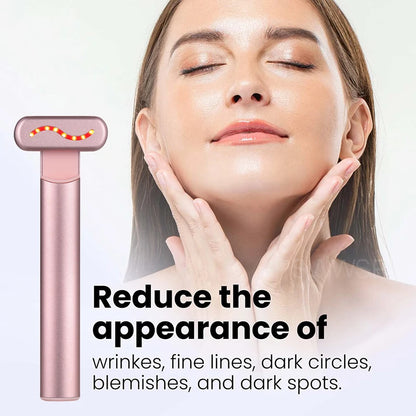 EMS Eye Vibration Massager Wand Facial Beauty Tool for Removing Wrinkles Dark Circles Pockets - Skin Care Device